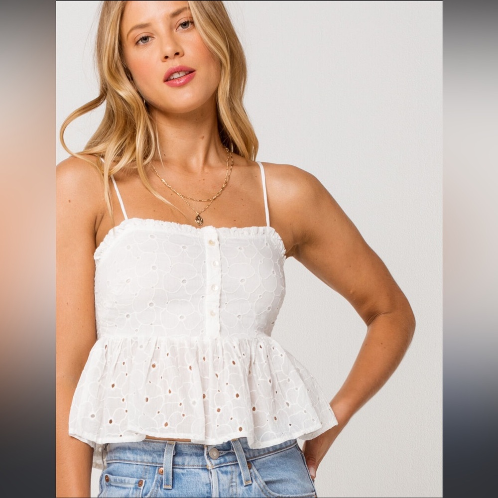 Women’s PATRONS OF PEACE Eyelet Cami